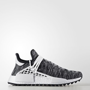 Human race nmd hot sale white and black